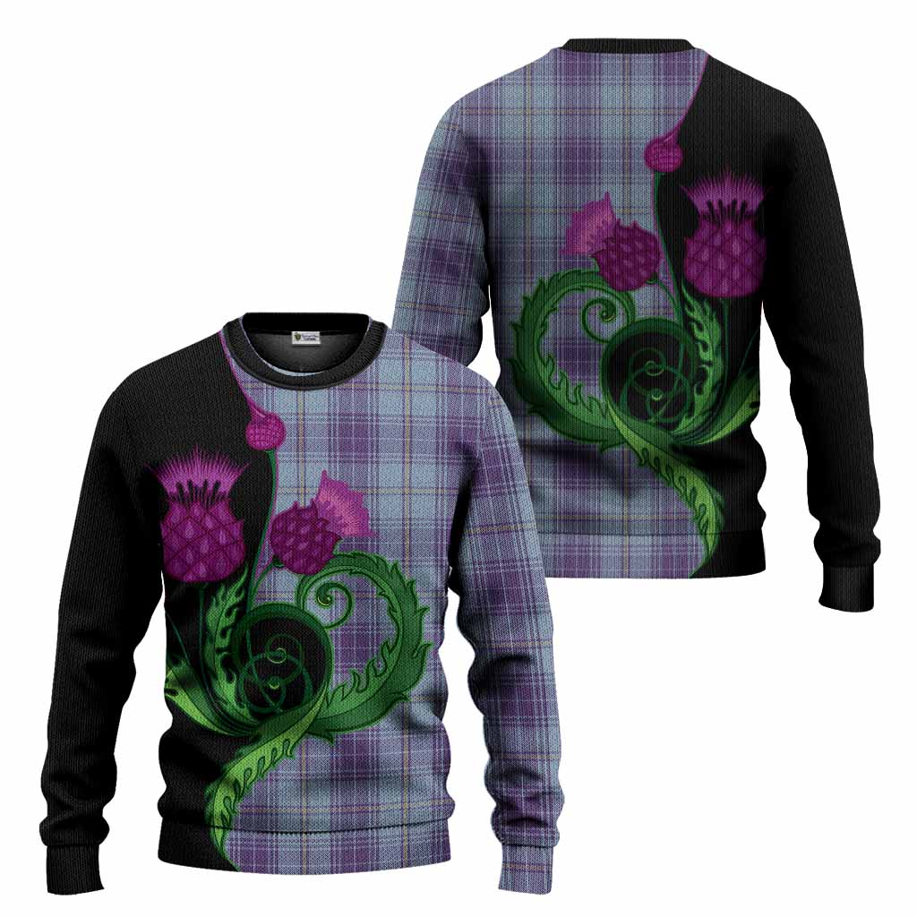 Traynor Tartan Knitted Sweater Traditional Scottish Thistle