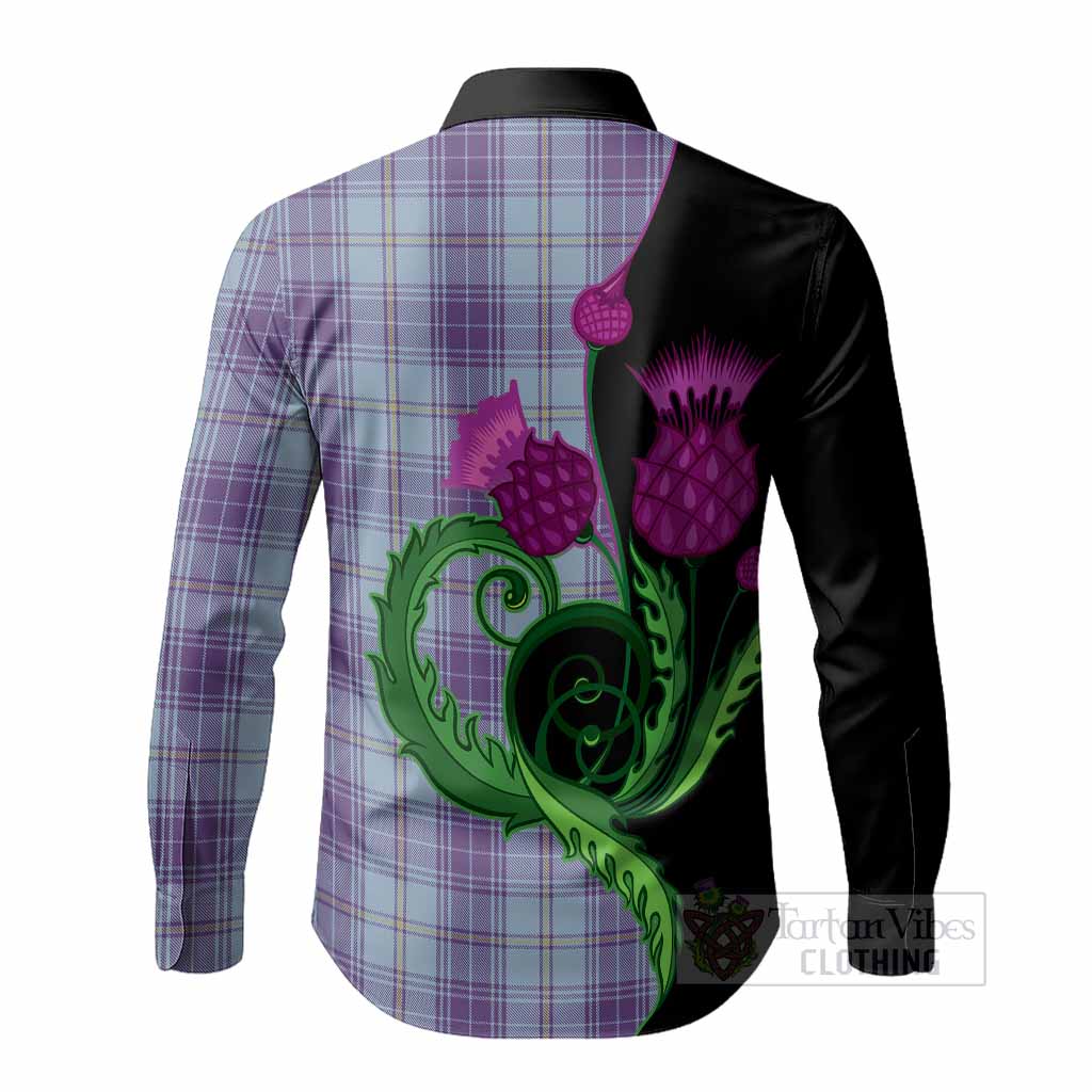Traynor Tartan Long Sleeve Button Shirts Traditional Scottish Thistle