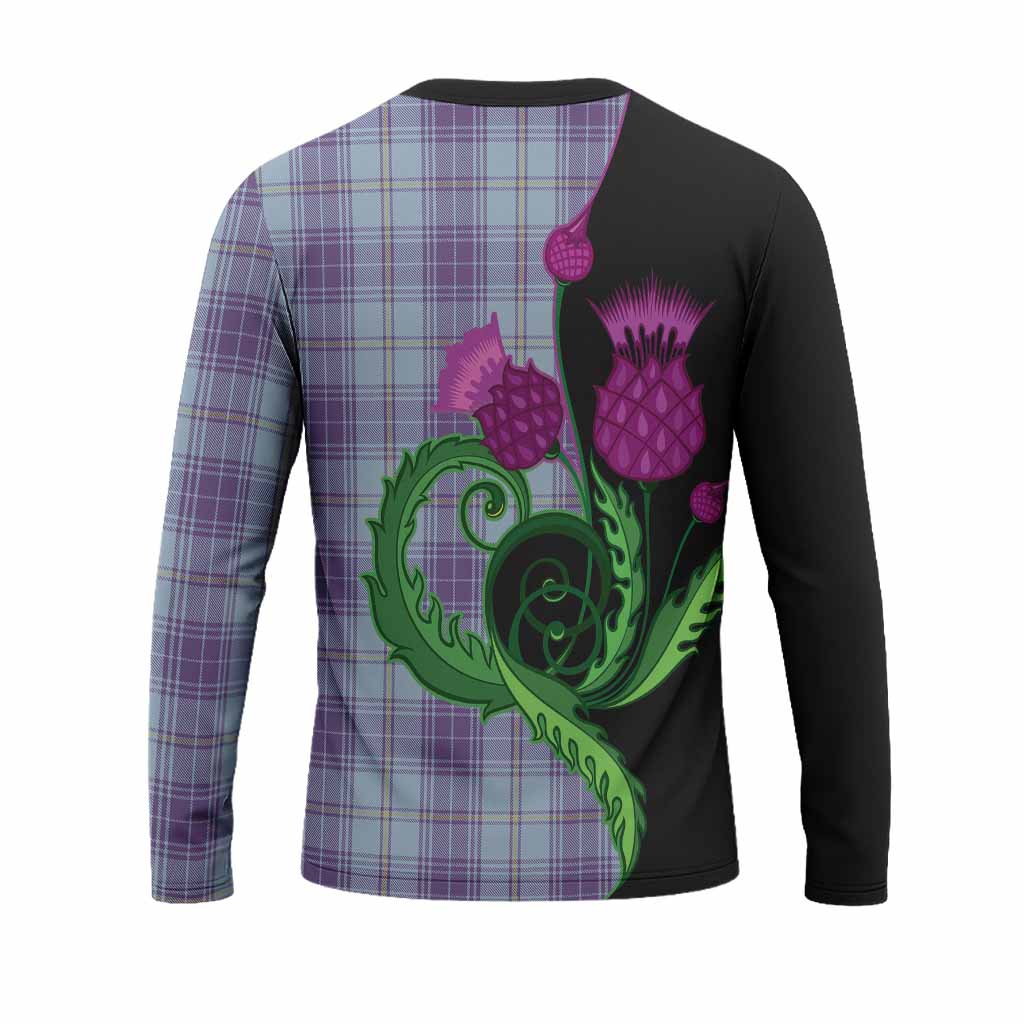 Traynor Tartan Long Sleeve T-Shirt Traditional Scottish Thistle