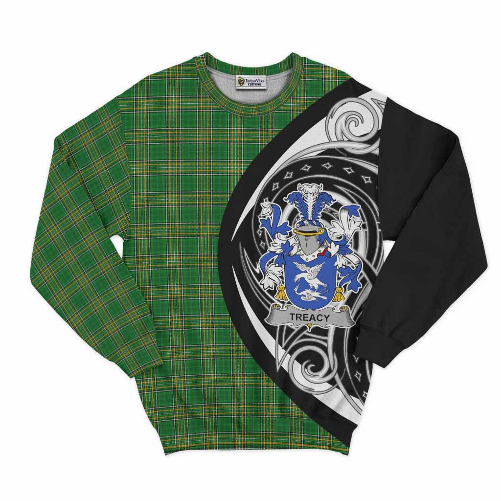 Tartan Vibes Clothing Treacy Irish Clan Sweatshirt Celtic Circle Style
