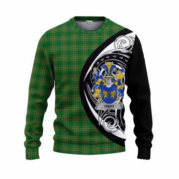 Tartan Vibes Clothing Trehy Irish Clan Knitted Sweater Celtic Circle Style