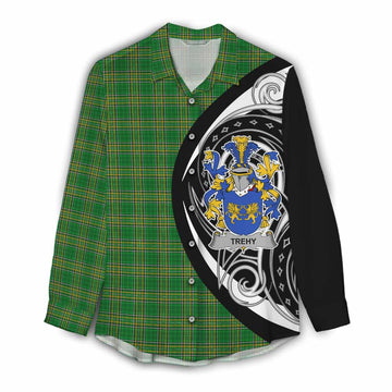 Trehy Irish Clan Women's Casual Shirt Celtic Circle Style Female - Tartan Vibes Clothing