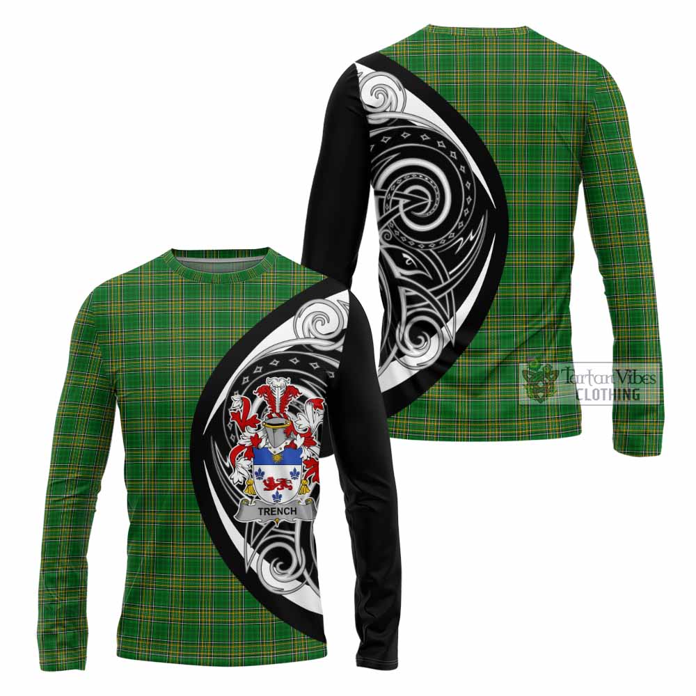 Trench Irish Clan Long Sleeve T-Shirt Celtic Circle Style - Tartan Vibes Clothing