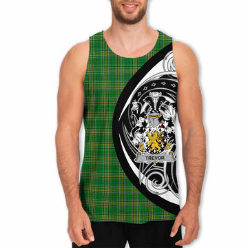 Tartan Vibes Clothing Trevor Irish Clan Men's Tank Top Celtic Circle Style