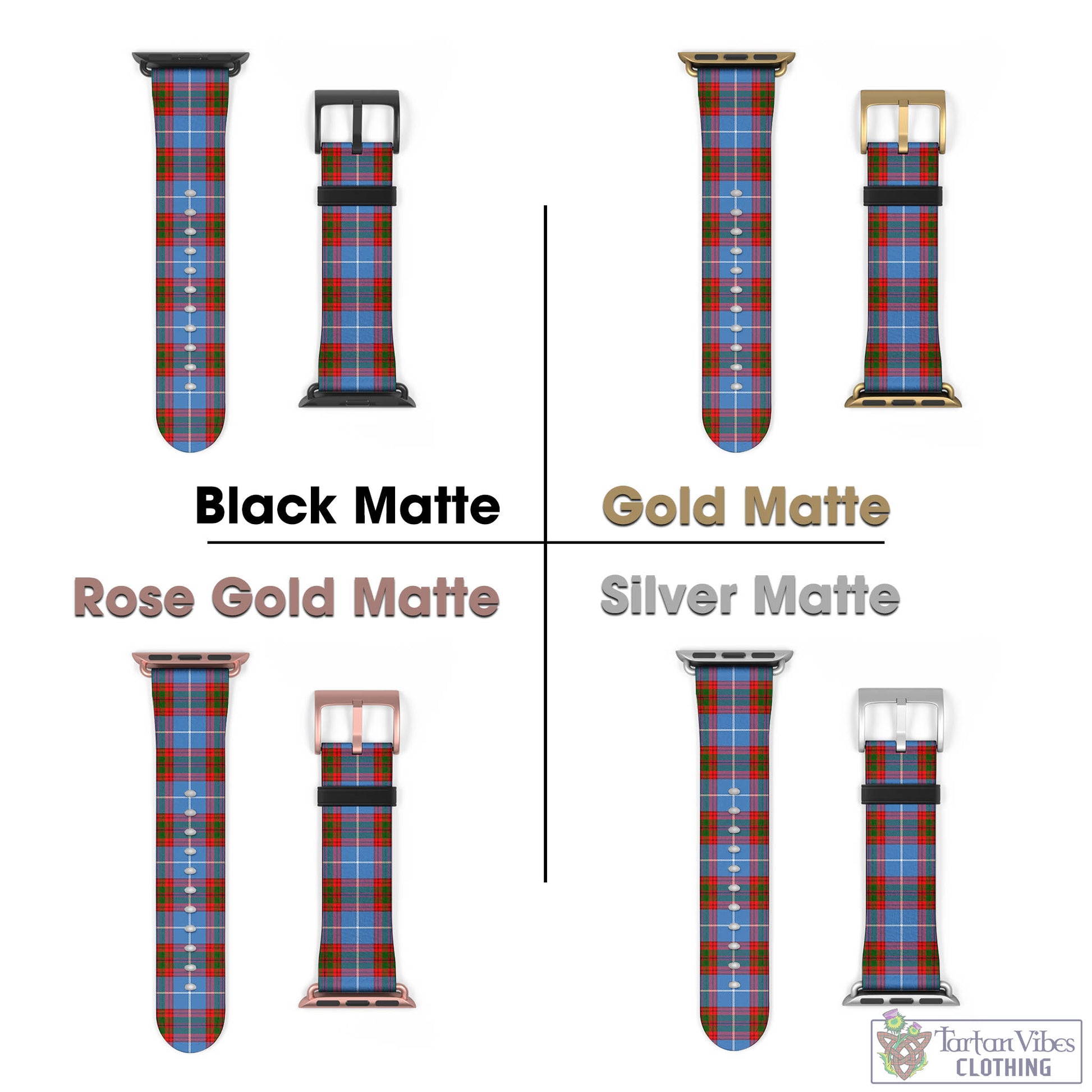 Trotter Tartan Watch Band 42 - 45 mm - Tartan Vibes Clothing