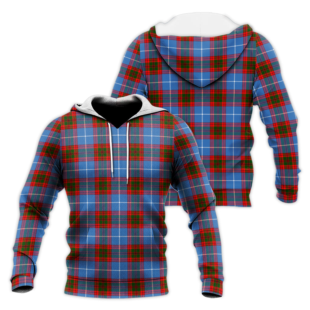 Trotter Tartan Knitted Hoodie Unisex - Tartan Vibes Clothing
