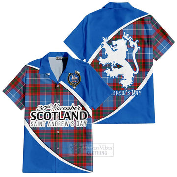 Trotter Family Crest Tartan Hawaiian Shirt Celebrate Saint Andrew's Day in Style Kid - Tartan Vibes Clothing