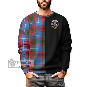 Trotter Tartan Sweatshirt with Family Crest and Half Of Me Style Unisex - Tartan Vibes Clothing