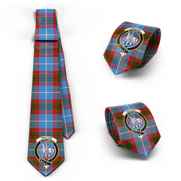 Trotter Tartan Classic Necktie with Family Crest