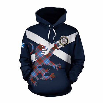 Trotter Tartan Lion Rampant Cotton Hoodie Proudly Display Your Heritage with Alba Gu Brath and Clan Name Pullover Hoodie XS - Tartan Vibes Clothing