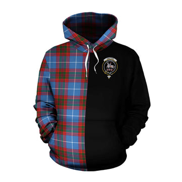 Trotter Tartan Cotton Hoodie with Family Crest and Half Of Me Style Pullover Hoodie XS - Tartan Vibes Clothing