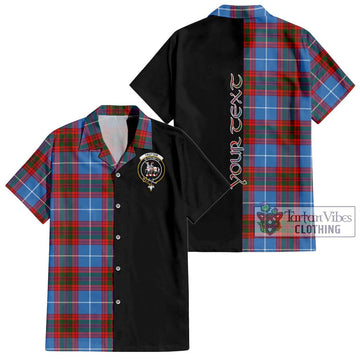 Trotter Tartan Hawaiian Shirt with Family Crest and Half Of Me Style Kid - Tartan Vibes Clothing