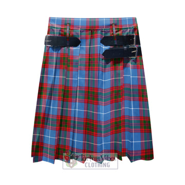 Trotter Tartan Men's Pleated Skirt - Fashion Casual Retro Scottish Kilt Style