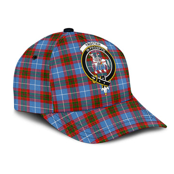 Trotter Tartan Classic Cap with Family Crest
