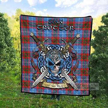 Trotter Tartan Quilt with Celtic Skull Alba Gu Brath Style - Tartan Vibes Clothing