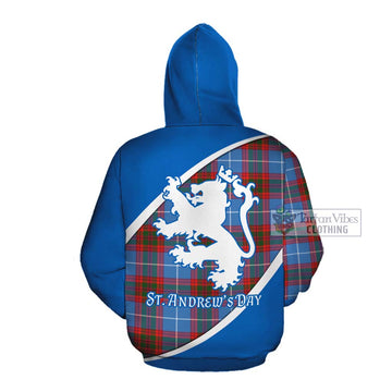 Trotter Family Crest Tartan Cotton Hoodie Celebrate Saint Andrew's Day in Style Pullover Hoodie - Tartan Vibes Clothing