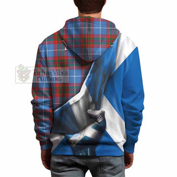 Trotter Tartan Hoodie with Family Crest Scotland Patriotic Style - Tartan Vibes Clothing