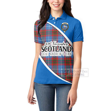 Trotter Family Crest Tartan Women's Polo Shirt Celebrate Saint Andrew's Day in Style - Tartan Vibes Clothing