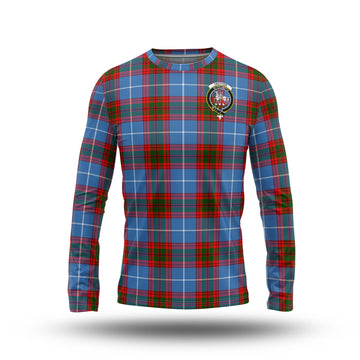 Trotter Tartan Long Sleeve T-Shirt with Family Crest - Tartan Vibes Clothing