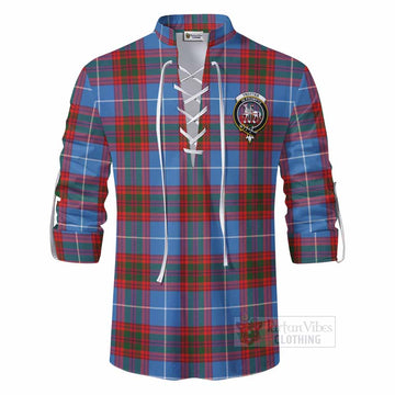 Trotter Tartan Ghillie Kilt Shirt with Family Crest DNA In Me Style - Tartan Vibes Clothing