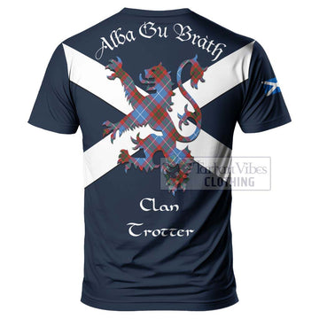 Trotter Tartan Lion Rampant T-Shirt Proudly Display Your Heritage with Alba Gu Brath and Clan Name - Tartan Vibes Clothing