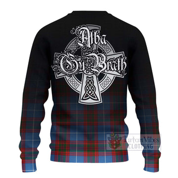 Trotter Tartan Ugly Sweater Featuring Alba Gu Brath Family Crest Celtic Inspired - Tartan Vibes Clothing