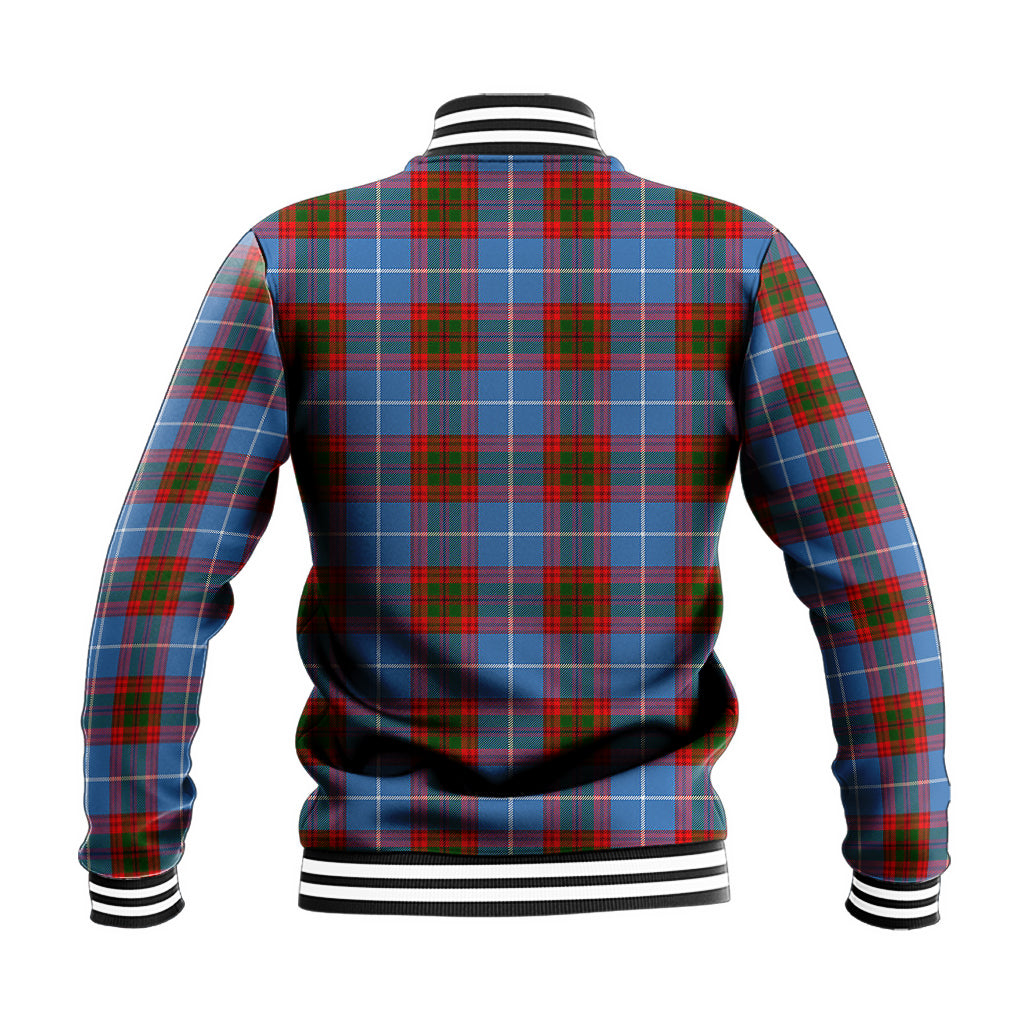 Trotter Tartan Baseball Jacket with Family Crest - Tartan Vibes Clothing