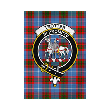 Trotter Tartan Flag with Family Crest - Tartan Vibes Clothing