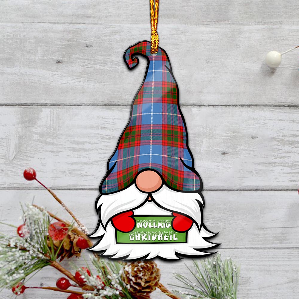 Trotter Gnome Christmas Ornament with His Tartan Christmas Hat - Tartan Vibes Clothing