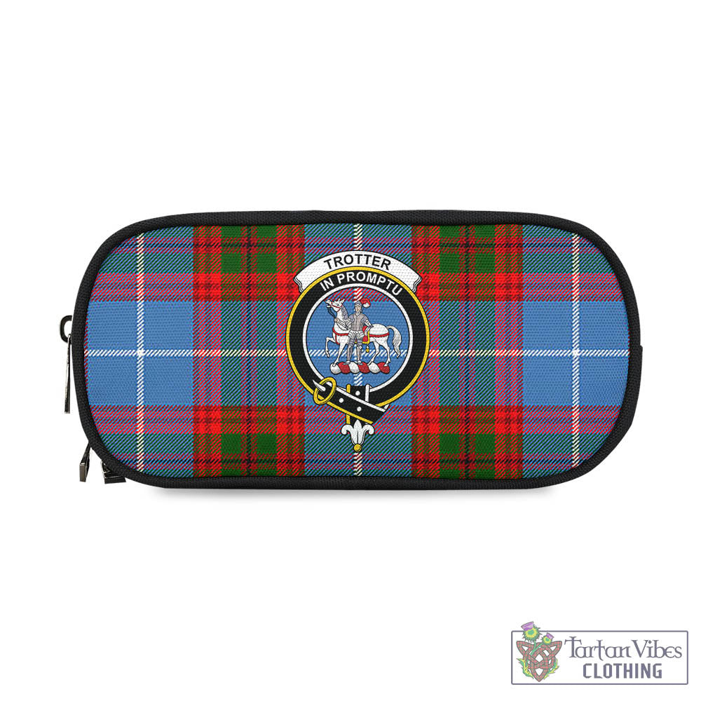 Trotter Tartan Pen and Pencil Case with Family Crest - Tartan Vibes Clothing