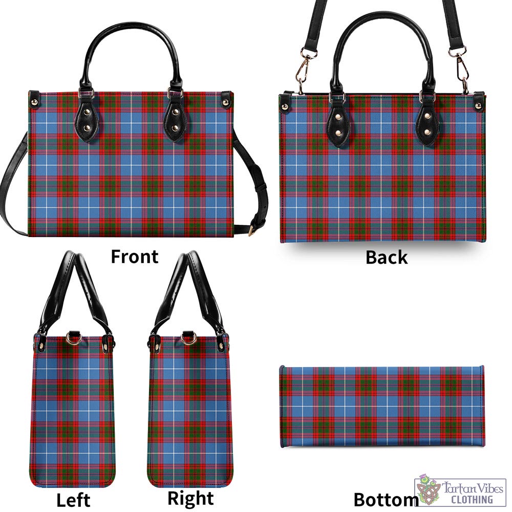 Trotter Tartan Luxury Leather Handbags - Tartan Vibes Clothing