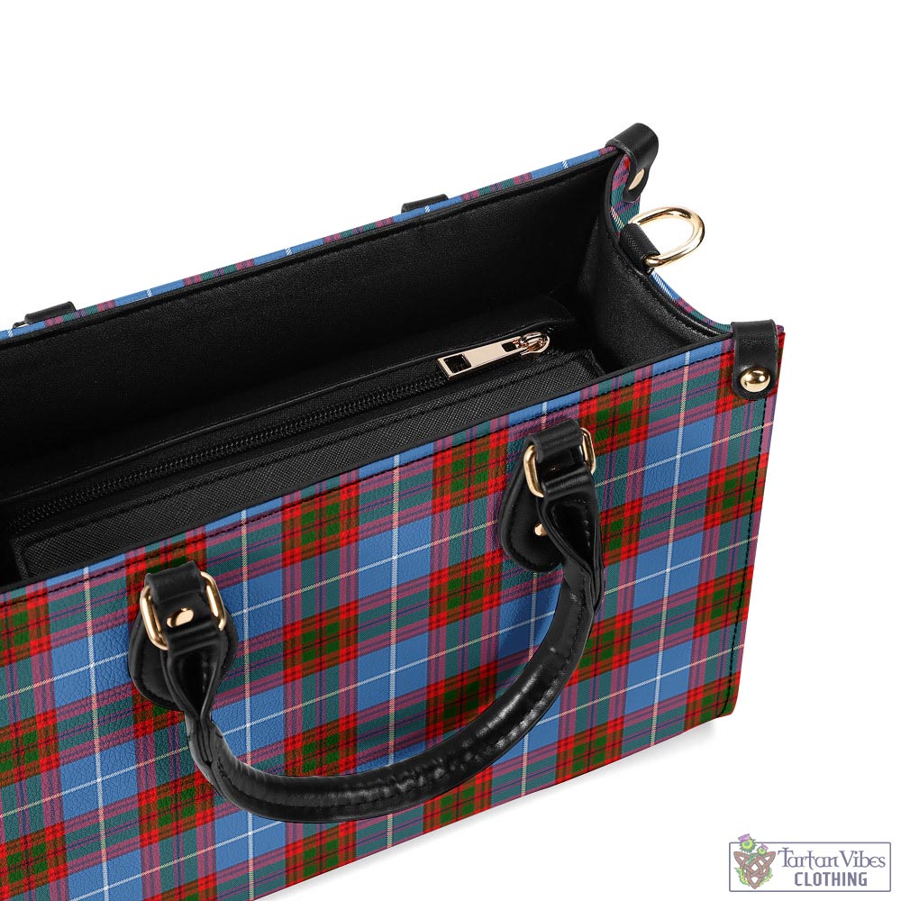 Trotter Tartan Luxury Leather Handbags - Tartan Vibes Clothing