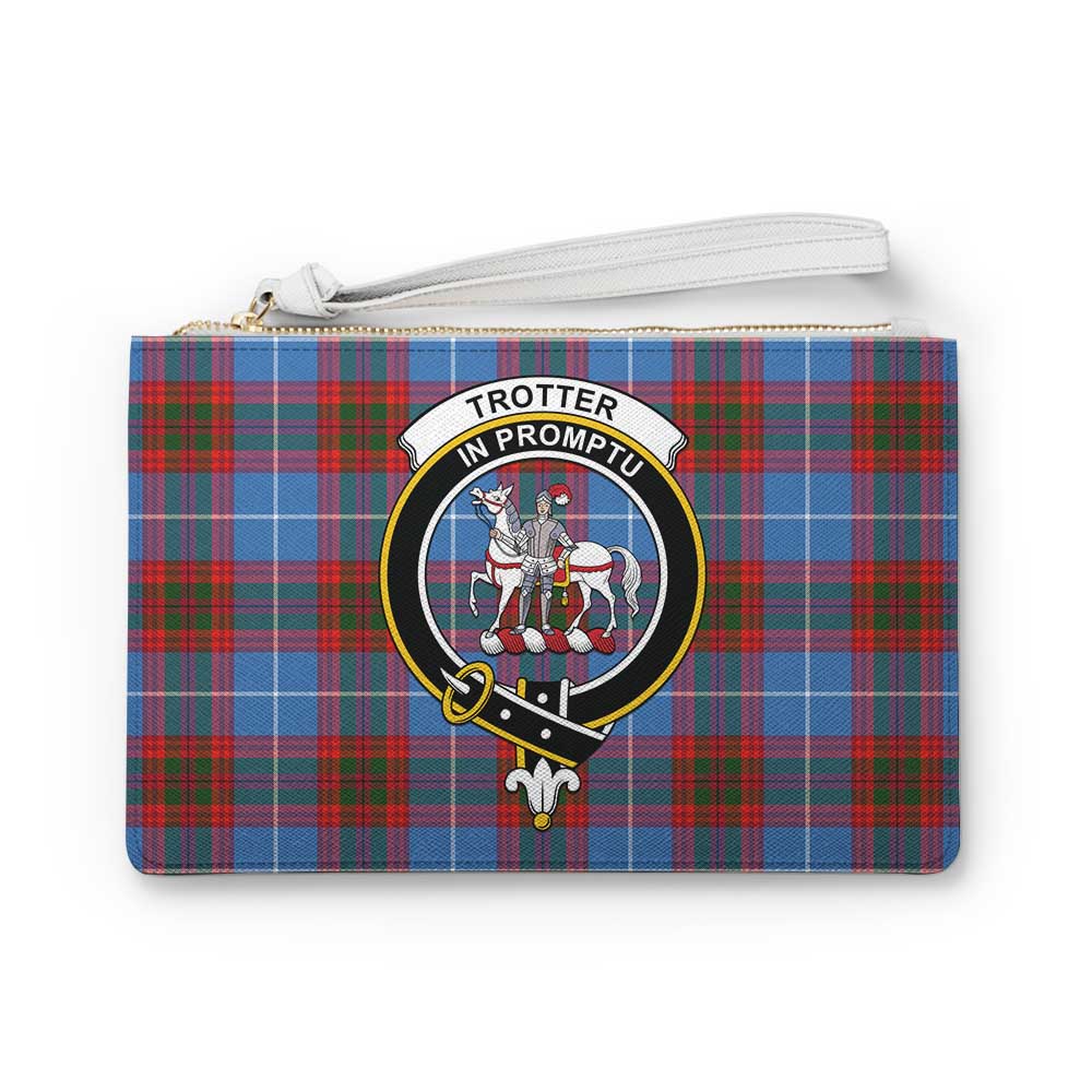 Tartan Vibes Clothing Trotter Family Crest Tartan Clutch Bag