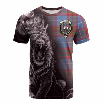 Trotter Tartan Cotton T-shirt Roaring Lion Heritage