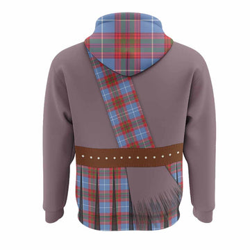 Trotter Tartan Crest Hoodie Kilt Costume Style