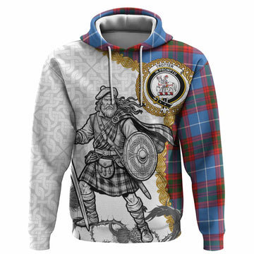 Trotter Tartan Family Crest Hoodie Scottish Highland Warrior Celtic Knot Thistle