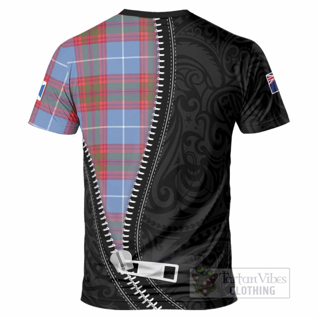 Trotter Tartan T-Shirt New Zealand Pattern Unique Zipper Stylized