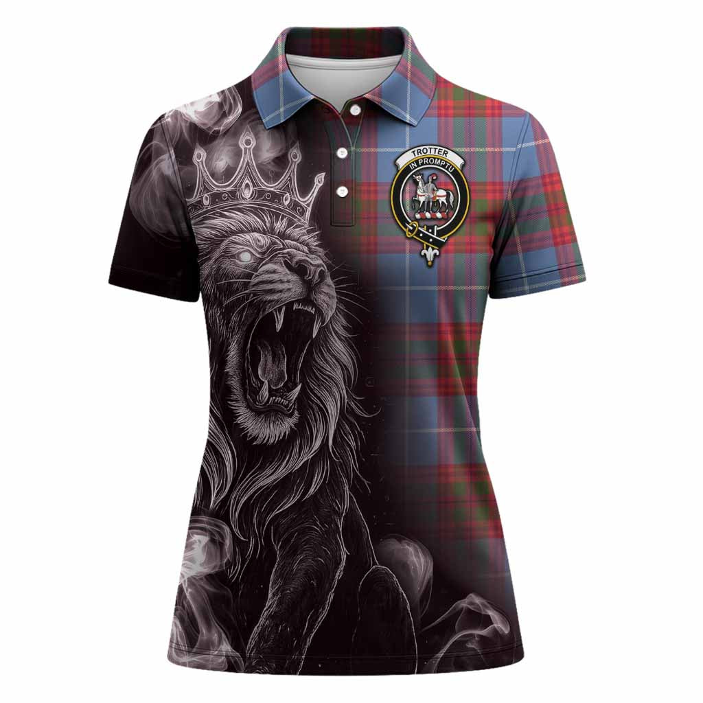 Trotter Tartan Women Polo Shirt Roaring Lion Heritage