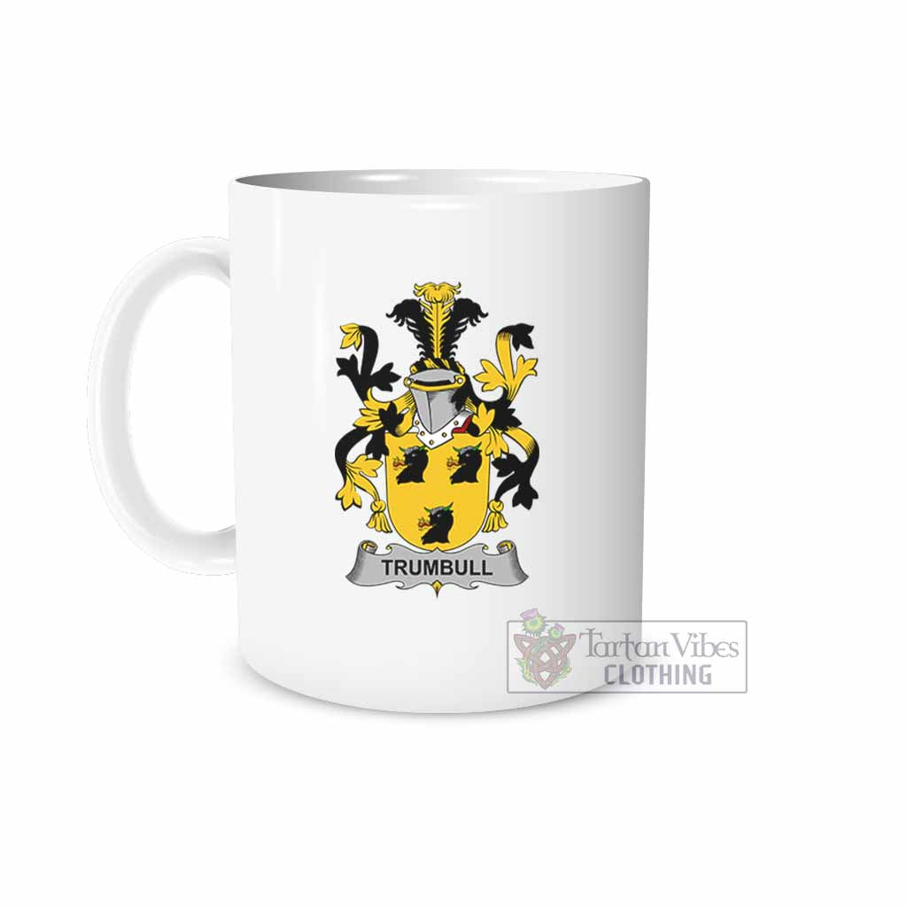 Tartan Vibes Clothing Trumbull Irish Clan Coat of Arms Ceramic Mug