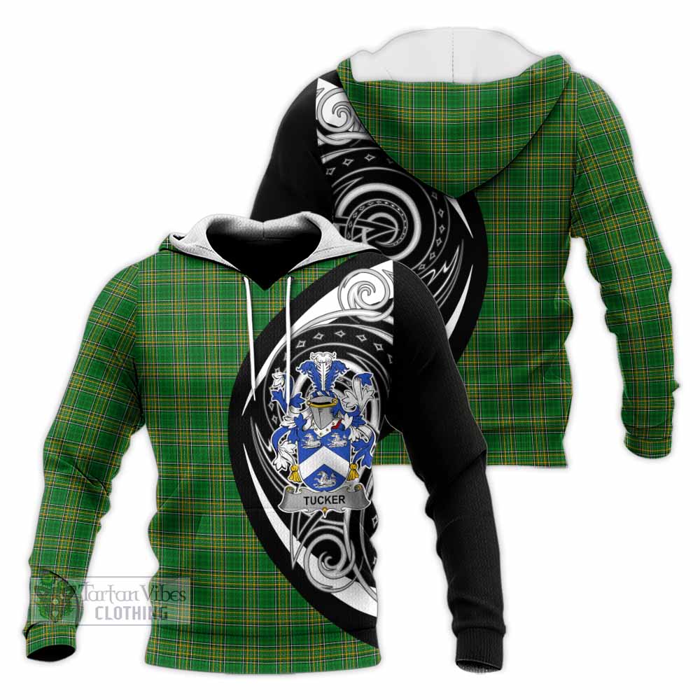 Tucker Irish Clan Knitted Hoodie Celtic Circle Style - Tartan Vibes Clothing