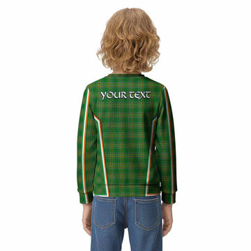 Tully Irish Clan Coat of Arm Tartan Kid Knitted Sweatshirt Flag Style