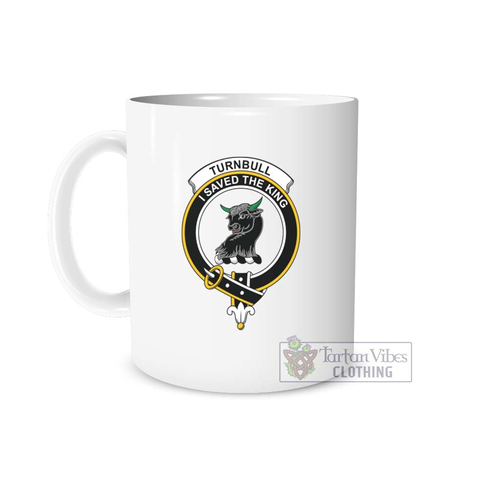Turnbull Family Crest Ceramic Mug One Size 11oz size - 2D-tartanvibesclothing