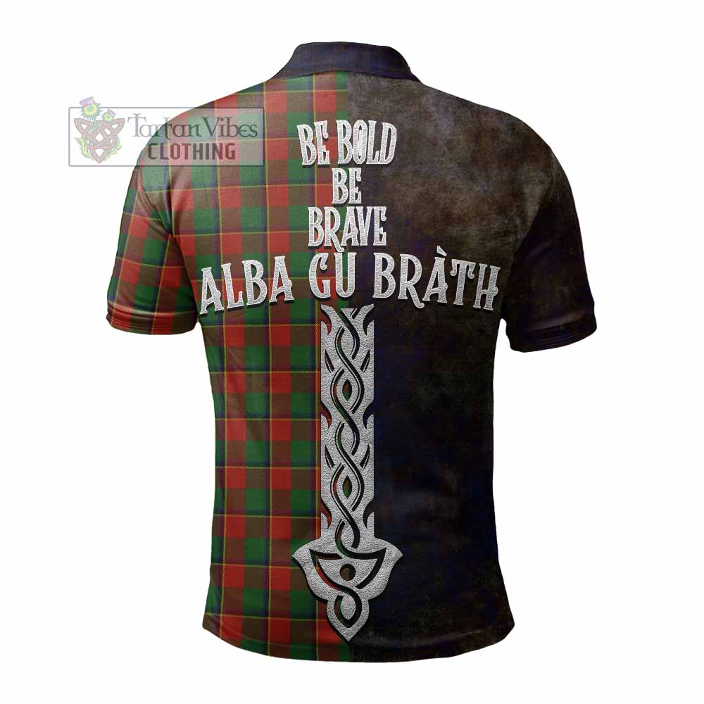 Tartan Vibes Clothing Turnbull Tartan Family Crest Polo Shirt Alba Gu Brath Be Brave Lion Ancient Style