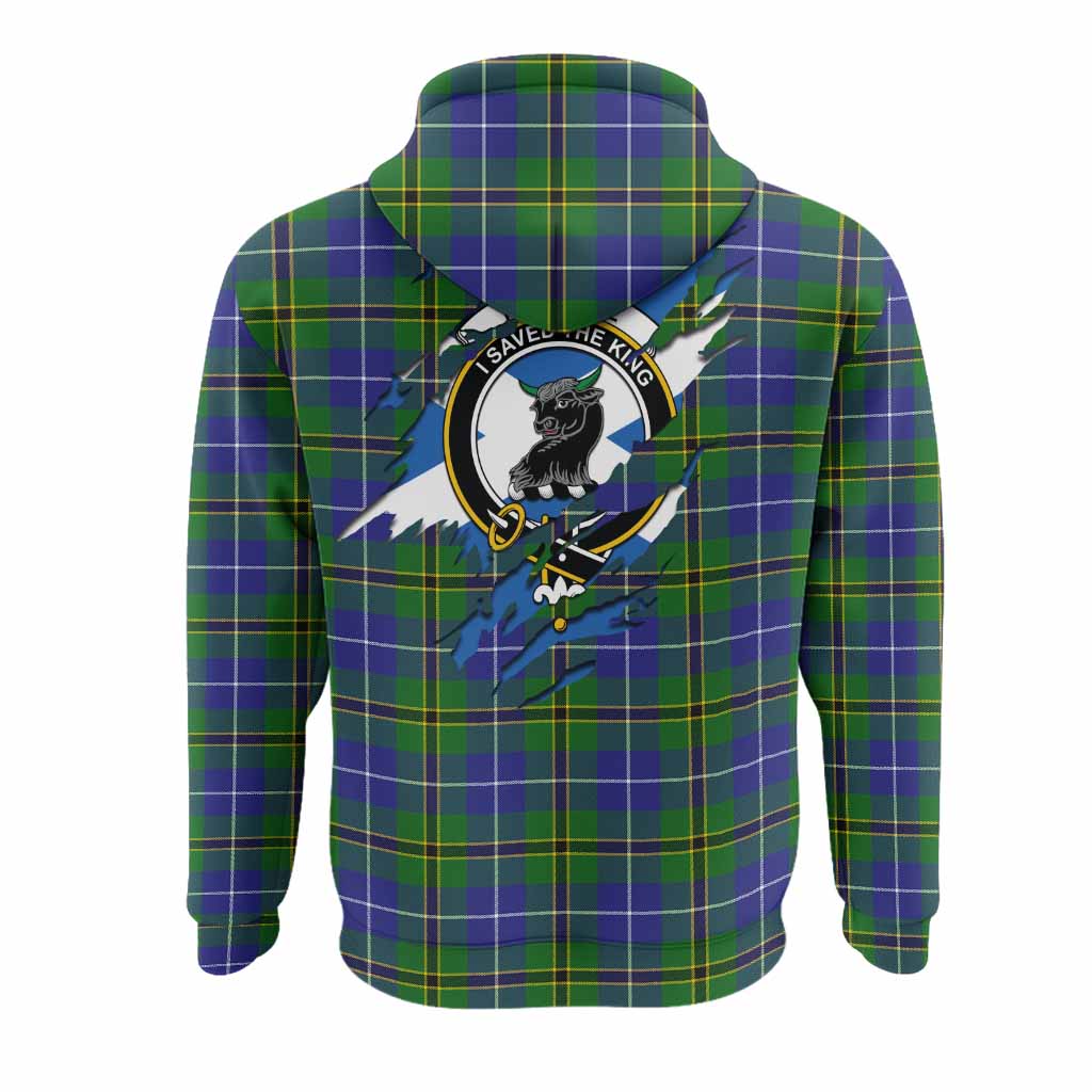 Turnbull Clan Crest In Me Tartan Hoodie Scotland Flag Style