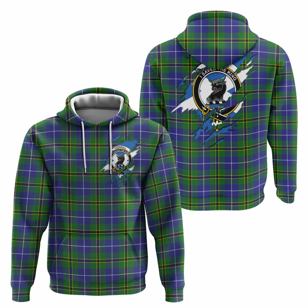 Turnbull Clan Crest In Me Tartan Hoodie Scotland Flag Style