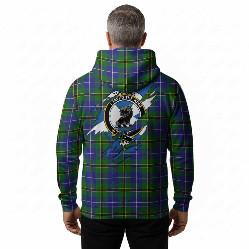 Turnbull Clan Crest In Me Tartan Hoodie Scotland Flag Style