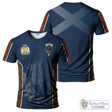 Turnbull Dress Tartan T-Shirt with Family Crest and Scottish Thistle Vibes Sport Style