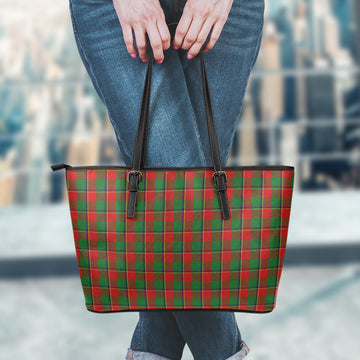 Turnbull Tartan Leather Tote Bag