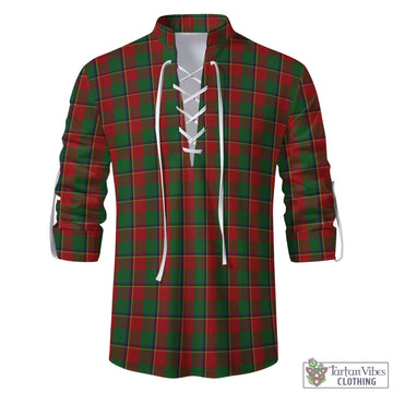 Turnbull Dress Tartan Men's Scottish Traditional Jacobite Ghillie Kilt Shirt