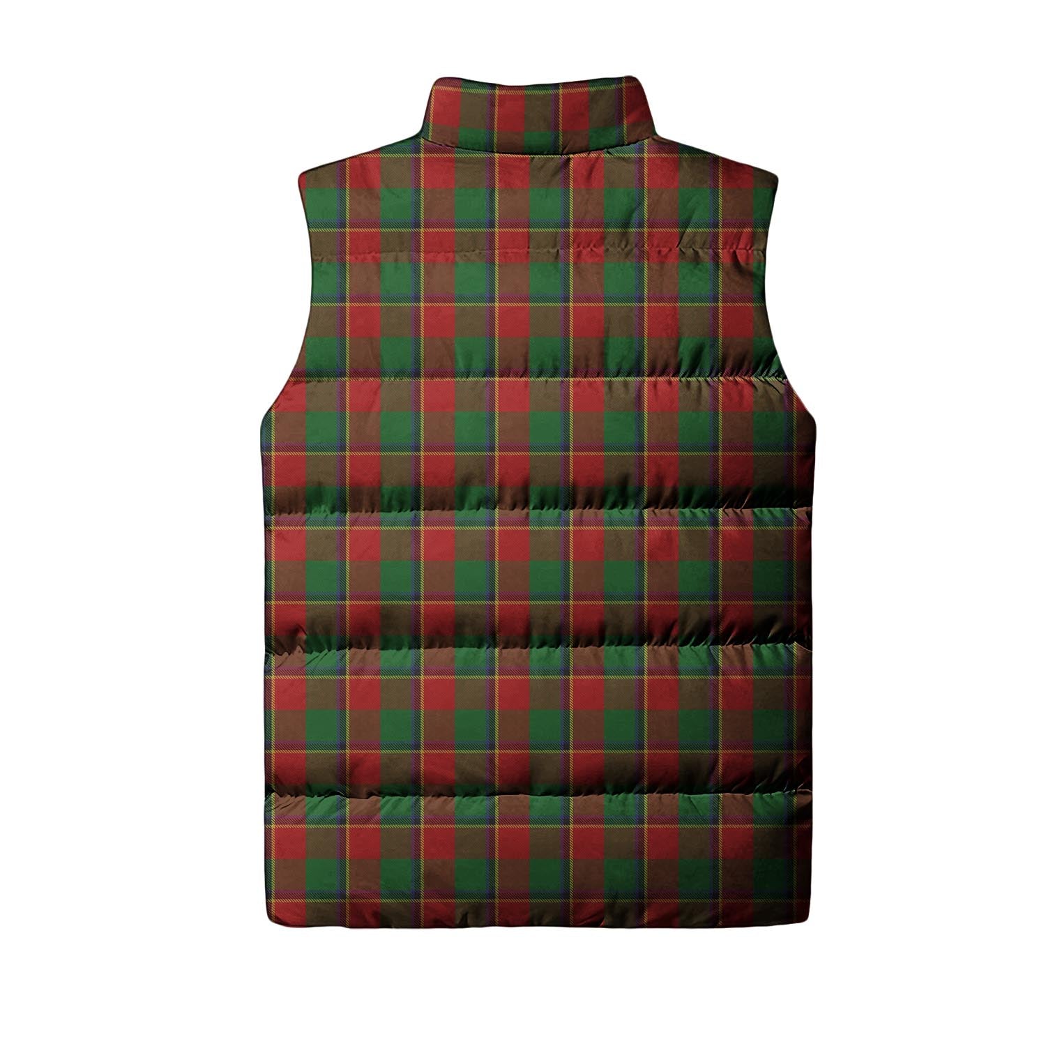 Turnbull Dress Tartan Sleeveless Puffer Jacket with Family Crest - Tartanvibesclothing